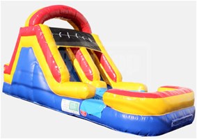 18' Water Slide 2-Lanes with Pool