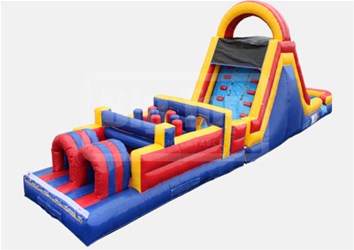 44' obstacle Course - The Fun Train Party Rentals