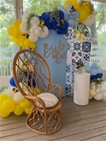 Arch with fabric backdrop cover st of 2 7ft& 6ft