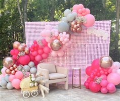 Shimmer wall backdrop